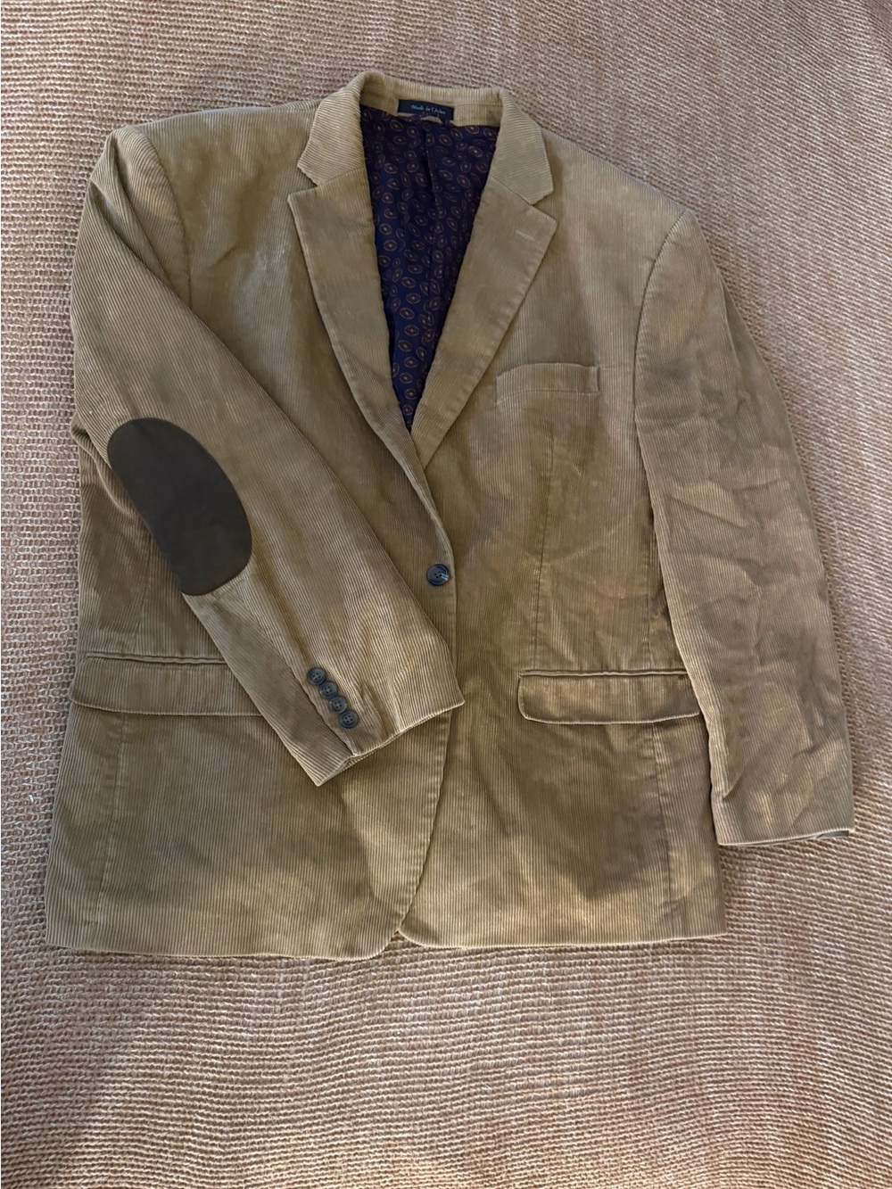 Chaps Corduroy Sport Coat in Olive